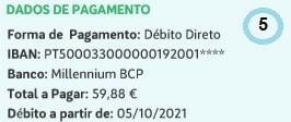 Dados de pagamento de uma fatura MEO Energia Dados de pagamento de uma fatura MEO Energia
