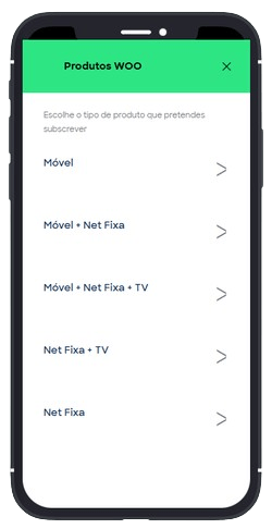 App WOO para mobilr App WOO para mobile