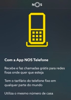 nos telefone aplicacao